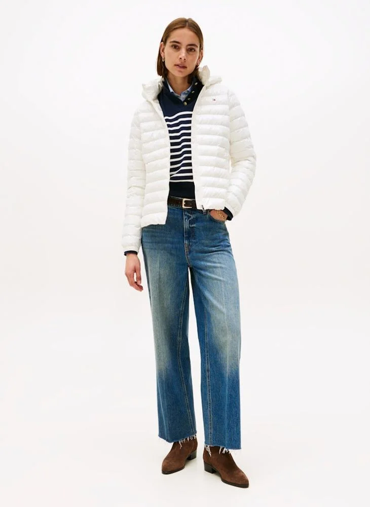 TOMMY HILFIGER  Logo Puffer Jacket With Hoodie for Women | Best Price UAE