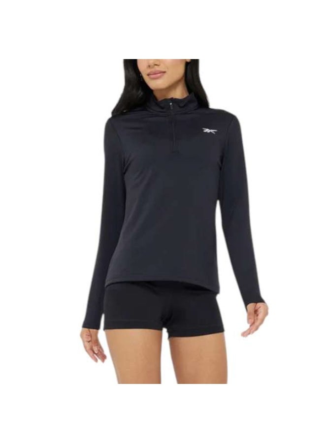 Reebok Core 1/4 Zip Ls Mock Neck Top - Image 4