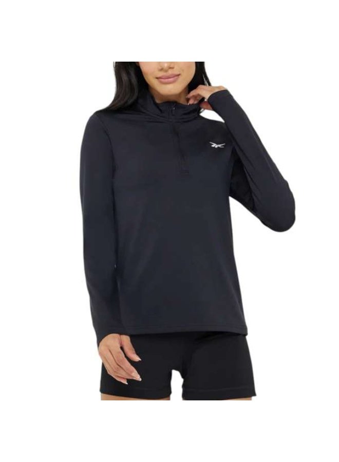 Reebok Core 1/4 Zip Ls Mock Neck Top - Image 3