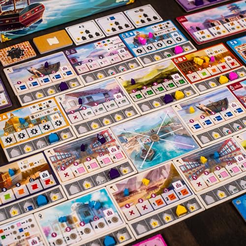 Synapses Games | Yokohama | Strategy Board Game | Worker Placement Set in Japan | 2 to 4 Players | 90 Minutes | Ages 14+ - Image 4