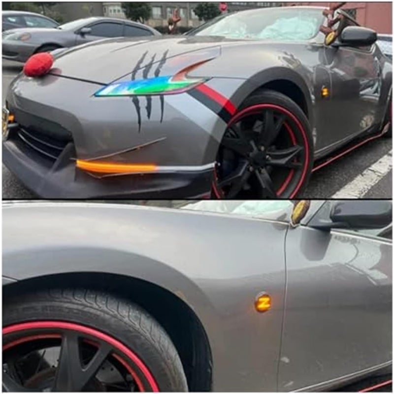 Wivplex LED Dynamic Amber Side Marker Lights for Nissan 370Z - Image 4