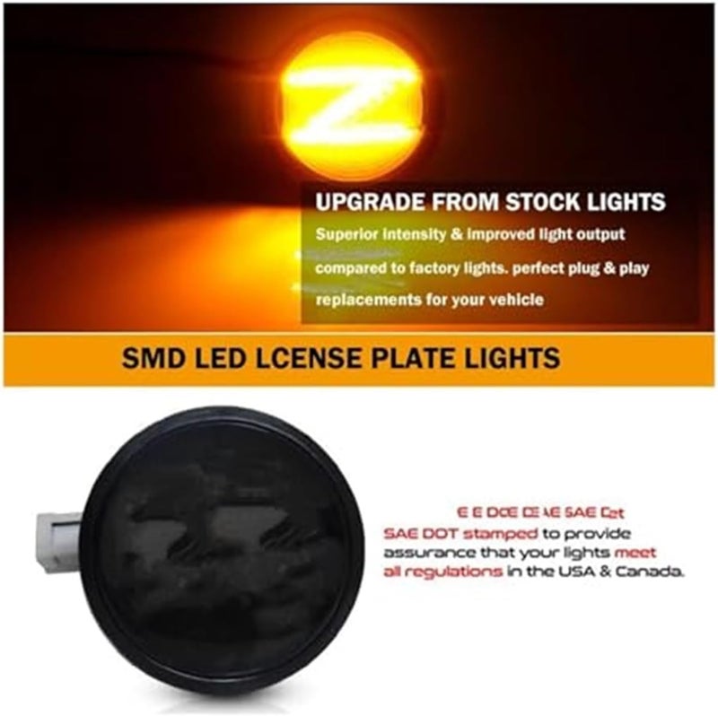 Wivplex LED Dynamic Amber Side Marker Lights for Nissan 370Z - Image 2