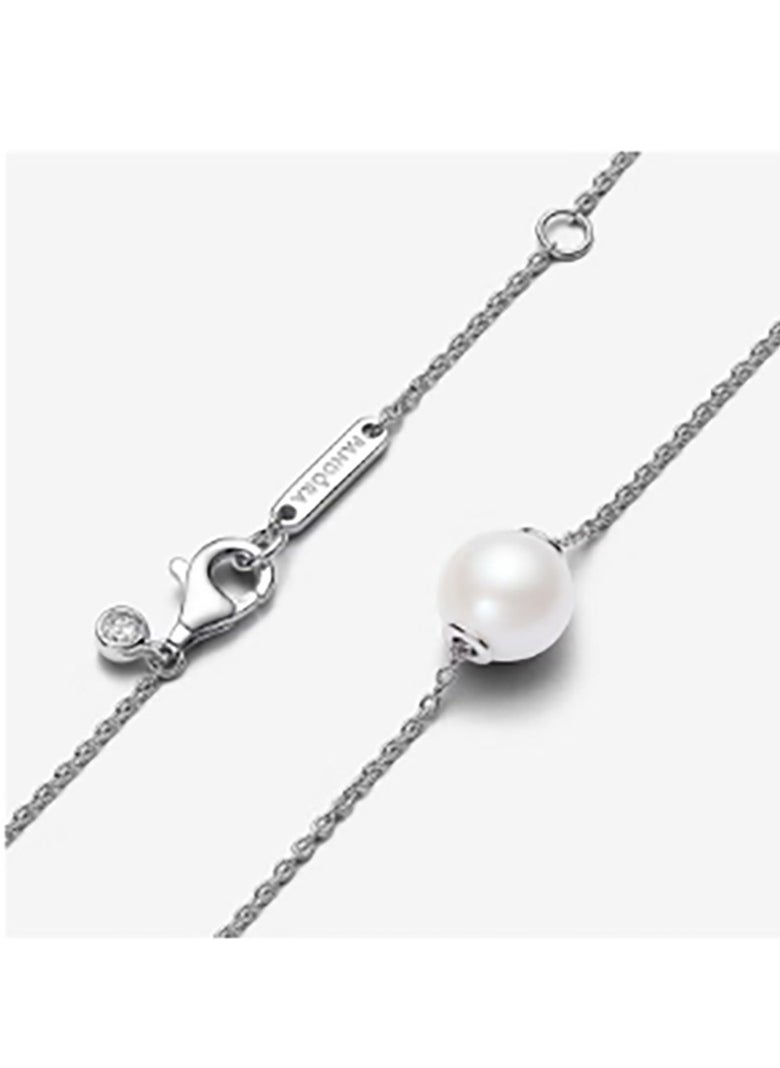 Pandora Violet - Pandora Choker Necklace with a Freshwater Cultured Pearl Pendant - Image 1