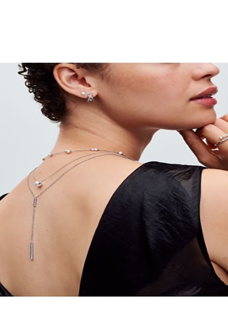 Pandora Violet - Pandora Choker Necklace with a Freshwater Cultured Pearl Pendant - Image 1