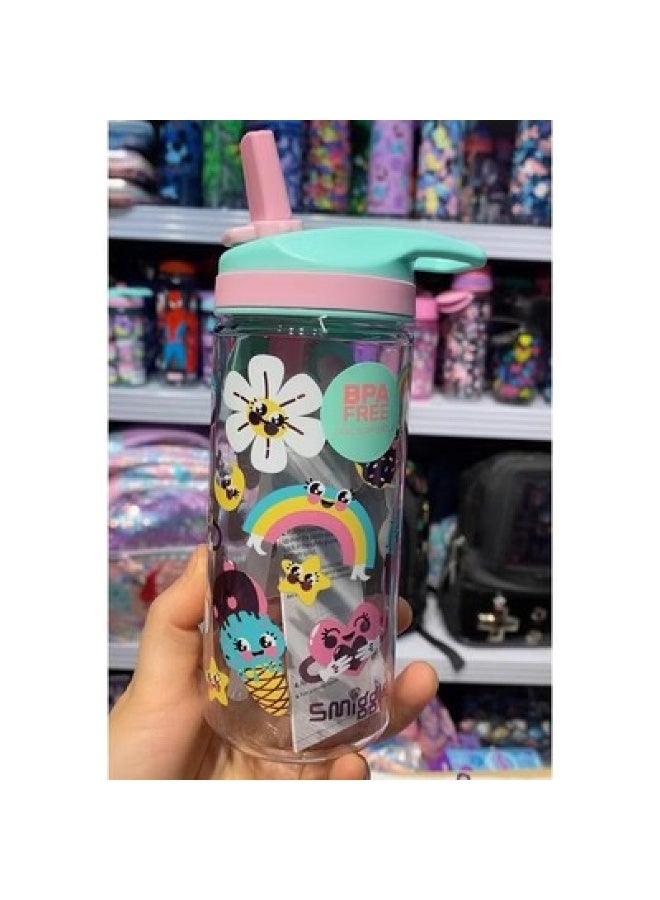 Smiggle Australia Kids' Straw Cup - Large Capacity Travel Water Bottle