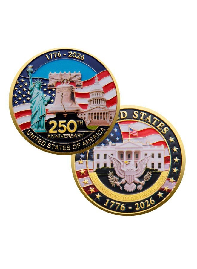 blinkee 1776 to 2026 United States 250th Anniversary Commemorative Coin - Image 4