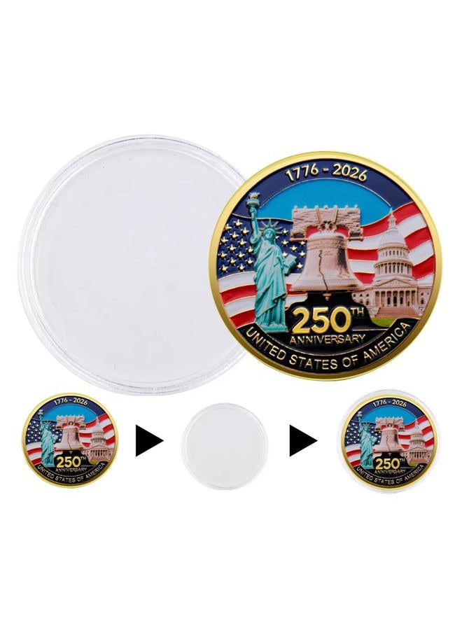 blinkee 1776 to 2026 United States 250th Anniversary Commemorative Coin - Image 5