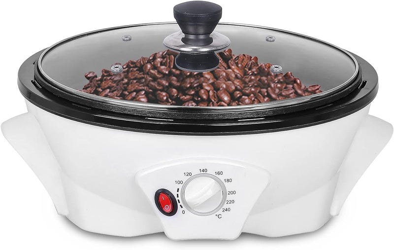 zamzin Premium Home Coffee Roaster Machine - Electric Roasting with Timer, Temperature Control, Smoke Reduction - Ideal for Small Batch, Fresh Coffee at Home, Coffee Lovers' Delight - Image 1