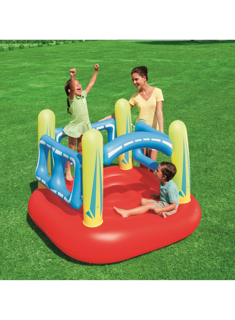 Bestway Inflatable Bouncer Bouncestastic 157x147x119cm | Inflatable Bouncer | Jumping Castle for Outdoor Play | Suitable for Ages 3+ - Image 2