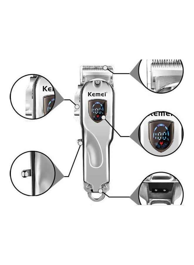 NIBEMINENT KM-2010 Hair Trimmer Silver 19cm - Image 2