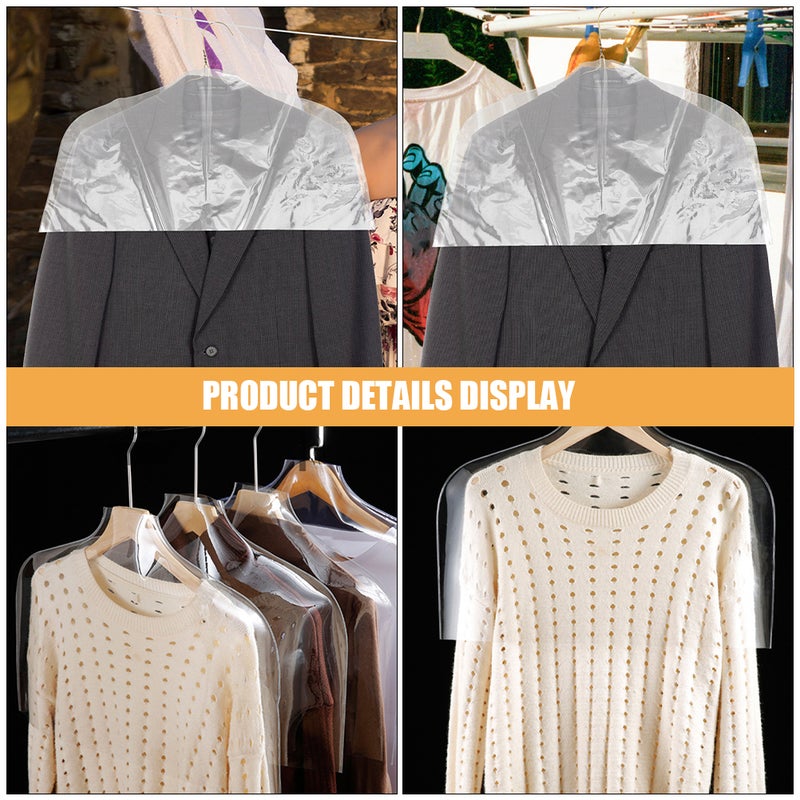 👕 أكياس تخزين الملابس شفافة للحماية من الغبار والتنظيم للسفرة والخزانة - Image 5