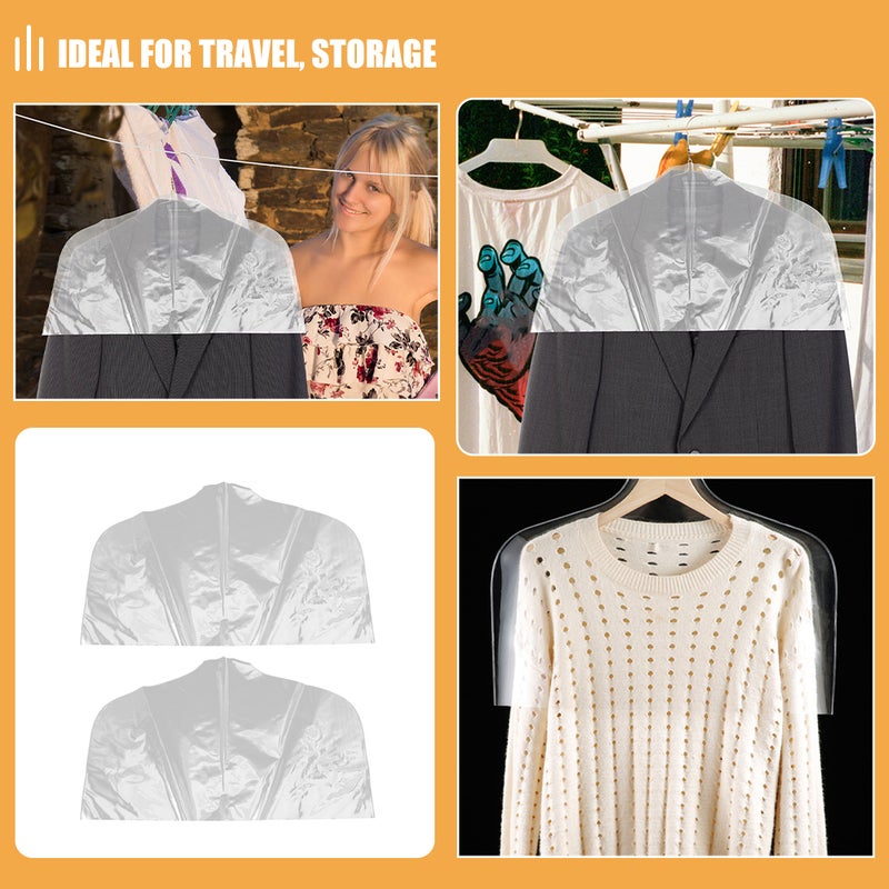 👕 أكياس تخزين الملابس شفافة للحماية من الغبار والتنظيم للسفرة والخزانة - Image 2