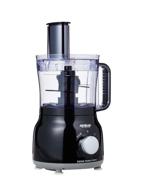 Arshia Food Processor 2 Liters Black