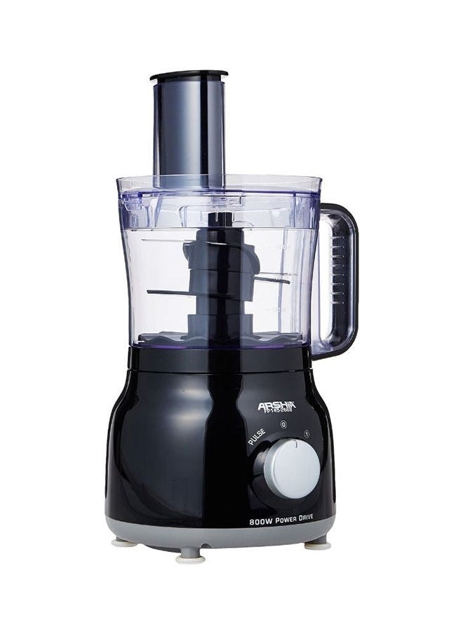 Arshia Food Processor 2 Liters Black