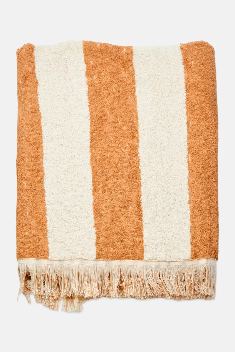Muy Mucho Textured Bath Towel 70 x 140, Brown