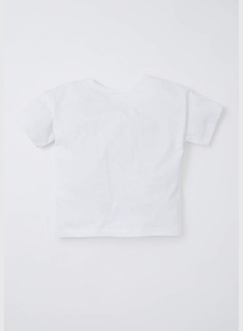 Regular Fit Short Sleeve Mothers Day Slogan Print T-Shirt
