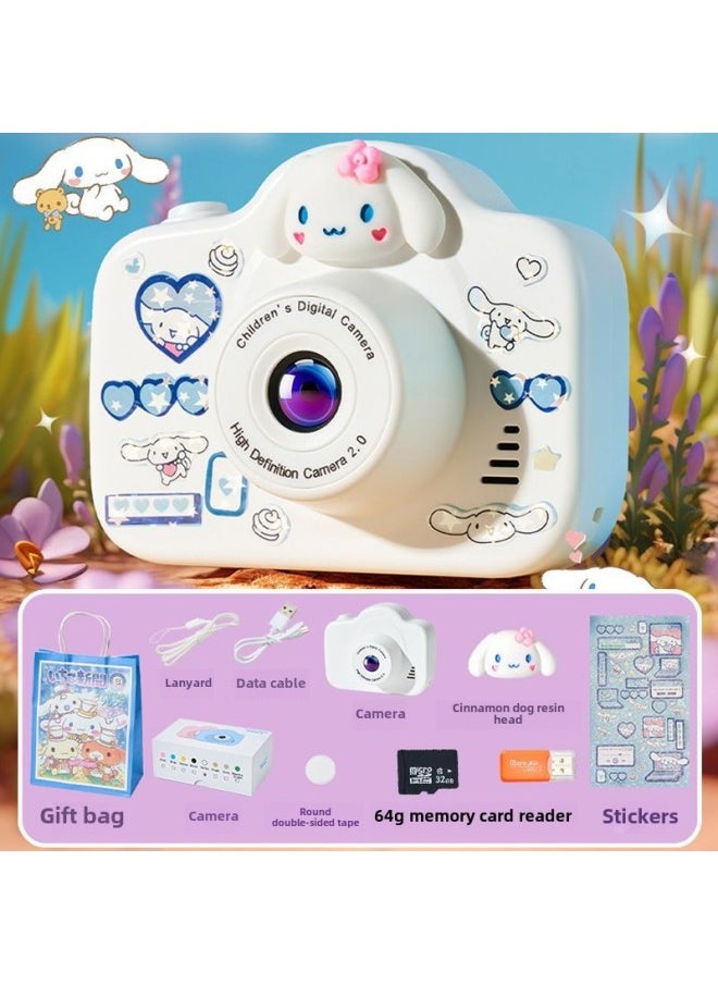 Generic HD Digital Campus 4k Camera For Children Travel Convenient To Carry And Upload Birthday Gifts-Body Color:Jade Gui Dog*  Store Manager Recommends 64g  - Image 1