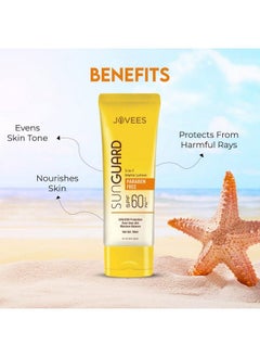 Jovees Argan Oil Sun Guard Lotion Spf 60 Pa+++ 100 Ml  - Image 4