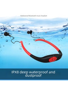 Generic 168 Plus Head Mounted Sports Waterproof Mp3 Ipx8 Music Player 8 Grade Waterproof-Body Color:Black-Memory Capacity:8G + Bluetooth  - Image 3