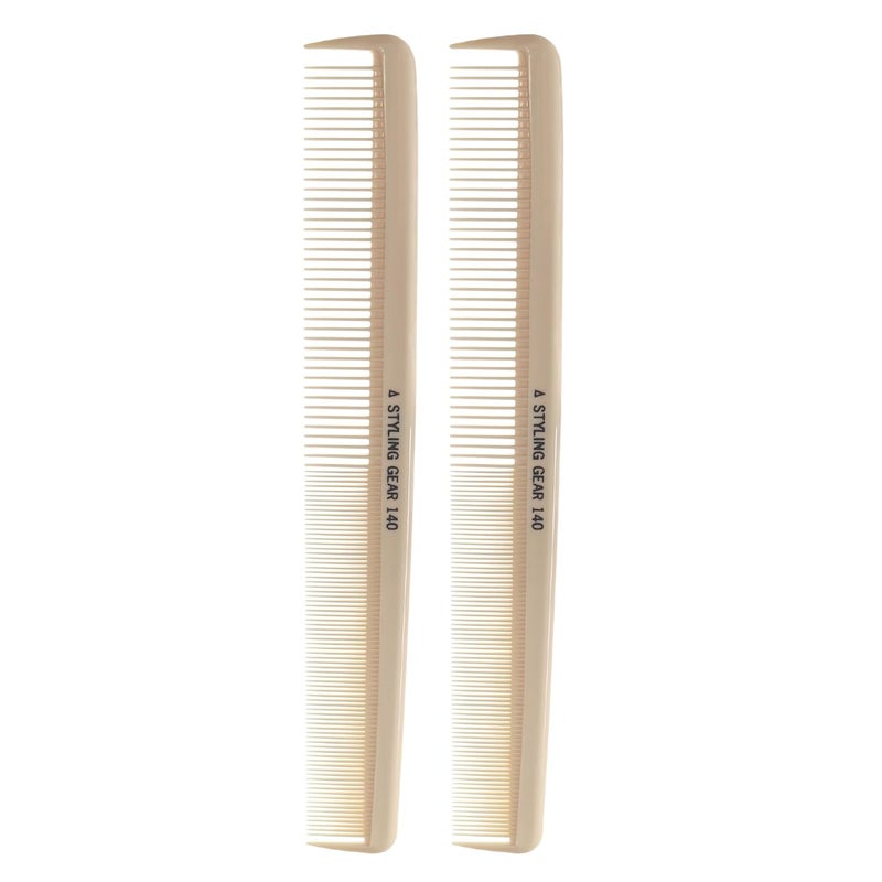 140 Large Barber Combs Hair Comb Parting Braiding Wide Tooth Comb Beard Comb Hair Cutting 2 Piece