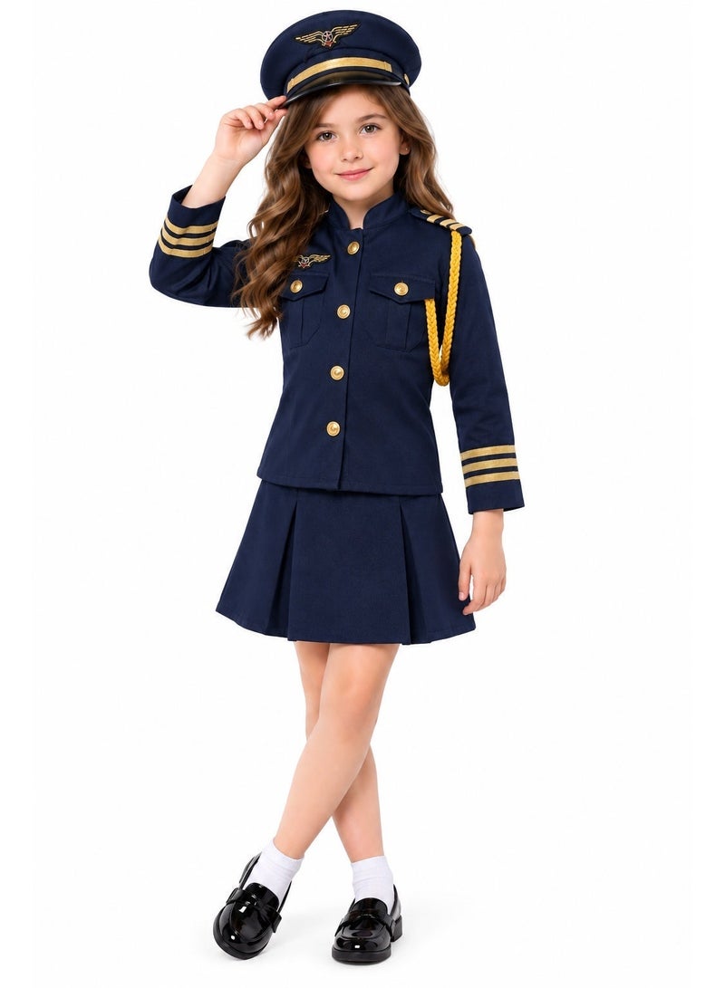costumax Female Pilot Costume For Girls - Image 2
