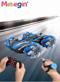 MEBEGIN Remote Control Car Toy with Light and Music, 2.4 GHz Double Side Radio Control Drift Race Car, Gesture Sensing RC Stunt Car, Suitable for Various Roads, Ideal Gift for Kids Aged 8+  - Image 2