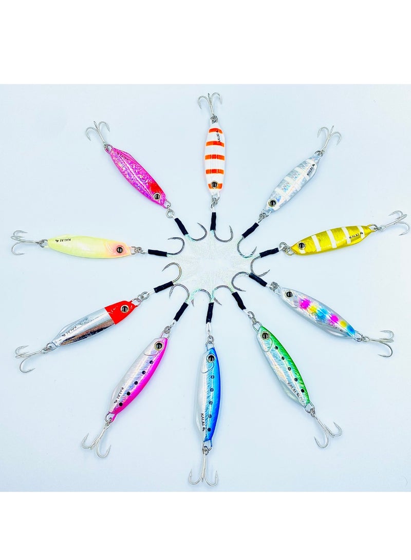 oakura Kaiju Silver Pink, 40G Weights, Extra Sharp Bkk Hook, 10 Mesmerizing Colors - Lightweight Gear For Epic Fishing Adventures - Image 3