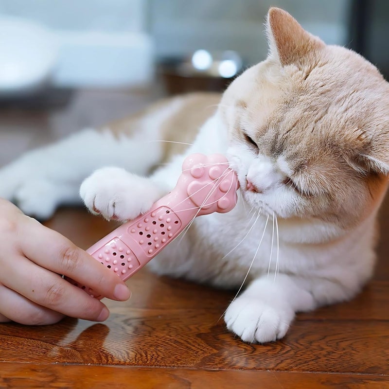 Interactive Cat Chew Toy, Cat Toothbrush Catnip Toy for Kitten Teeth Cleaning - Image 5