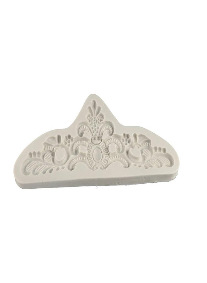 Pokinge Vintage Relief Baroque Silicone Cake Mould,Crown Chocolate Moulds Non Stick Sugarcraft Fondant Cake Decorating Tools for DIY Pastry Baking Tool - Image 2