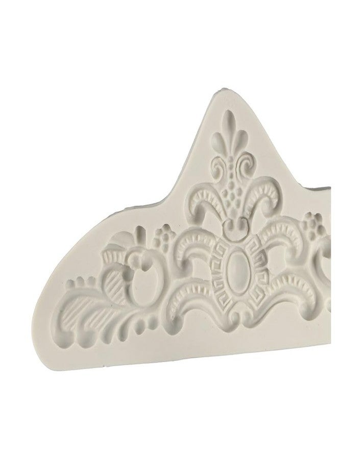 Pokinge Vintage Relief Baroque Silicone Cake Mould,Crown Chocolate Moulds Non Stick Sugarcraft Fondant Cake Decorating Tools for DIY Pastry Baking Tool - Image 5
