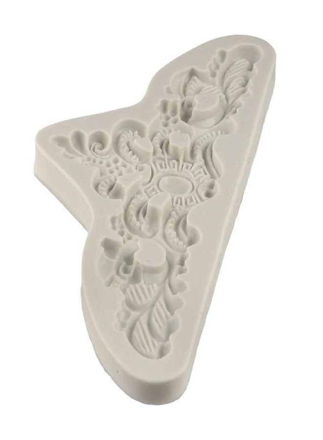Pokinge Vintage Relief Baroque Silicone Cake Mould,Crown Chocolate Moulds Non Stick Sugarcraft Fondant Cake Decorating Tools for DIY Pastry Baking Tool - Image 4