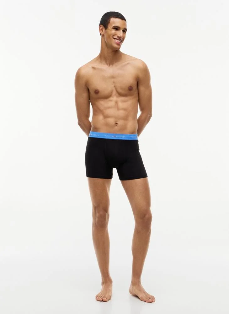 Tommy Hilfiger  3-Pack Signature Contrast Waistband Boxer Briefs for Men | Best Price UAE