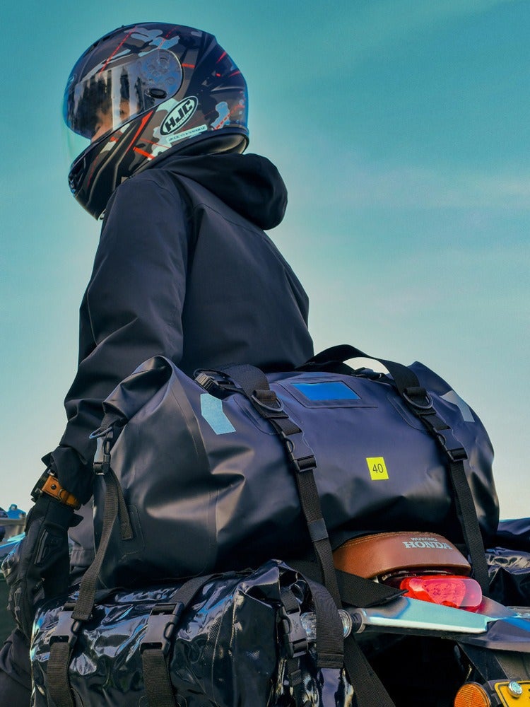PVC Waterproof Motorcycle Tail Bag – Large Capacity 66L Back Seat Carry Bag - Image 3