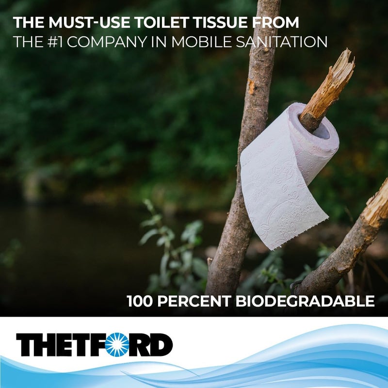 Thetford Aqua-Soft 2-Ply Toilet Tissue for RV and Marine - Pack of 4 Rolls - Image 3