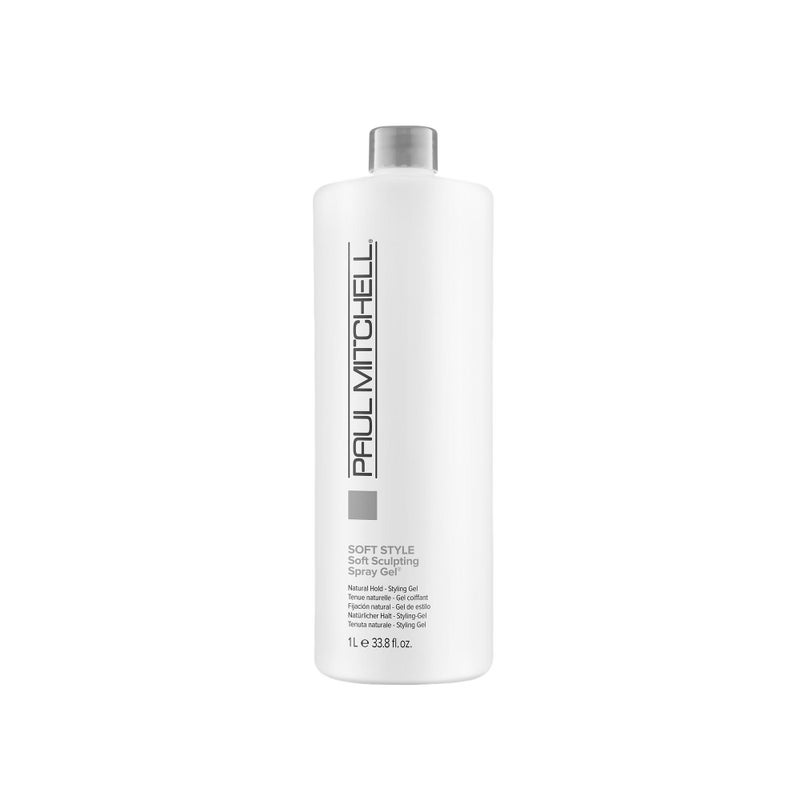 Paul Mitchell Soft Sculpting Spray Gel, Natural Hold, Soft Finish, For All Hair Types, 33.8 fl. oz. - Image 1