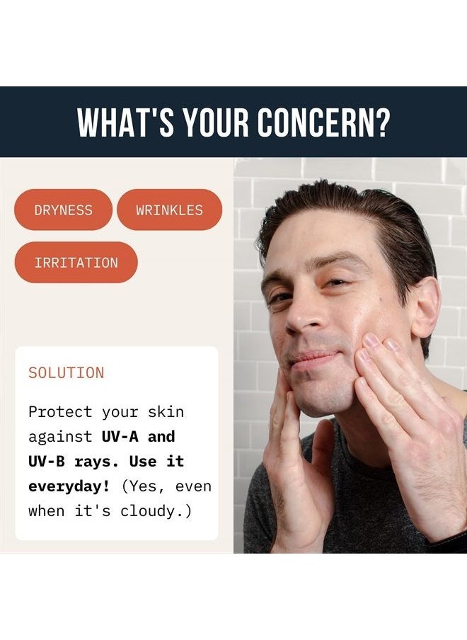 Cardon - Men's SPF 30 Sunscreen Face Moisturizer by CARDON, Oil-Free Face Sunscreen Lotion for Men, Advanced Korean Skin Care, Daily Hydrating Anti-aging Facial Skincare Routine for Men and Women, Cactus Extra - Image 1