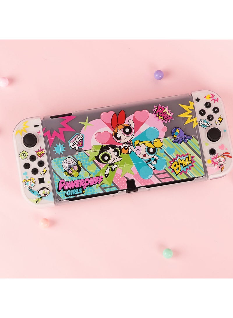 Powerpuff Girls Case Slim case compatible with Nintendo Switch OLED and Joy Con - shock-absorbing and scratch-resistant skin case for OLED Switch - Image 3