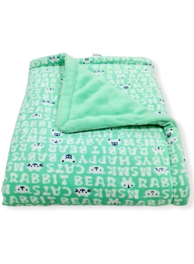 Brandonn New Born Baby Blankets All Season Fluffy 3 Layered Wrapping Sheet For Baby Boys And Baby Girls 87 Cm X 70 Cm (0 6 Months) - Image 1