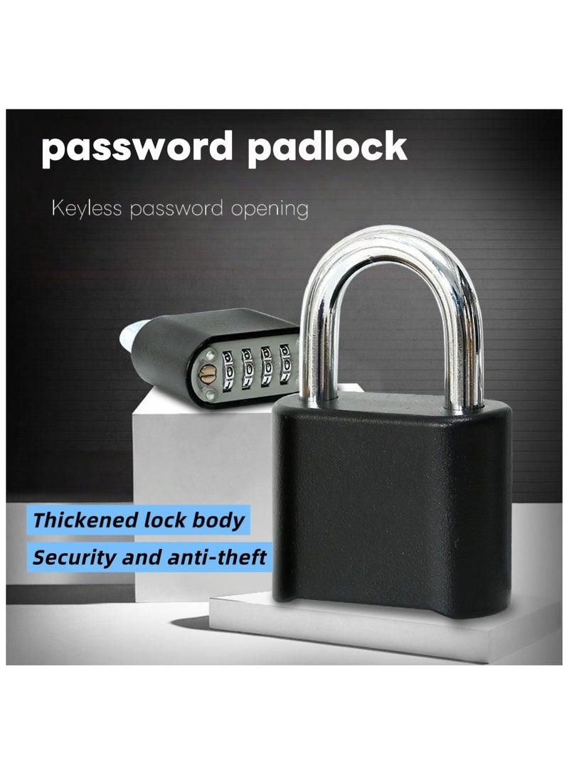 قفل كلمة مرور عالمي لباب المستودع والشاحنة وخزانة النوم وباب المنزل المضاد للسرقة وقفل مقاوم للماء والصدأ وقفل خارجي - Image 1