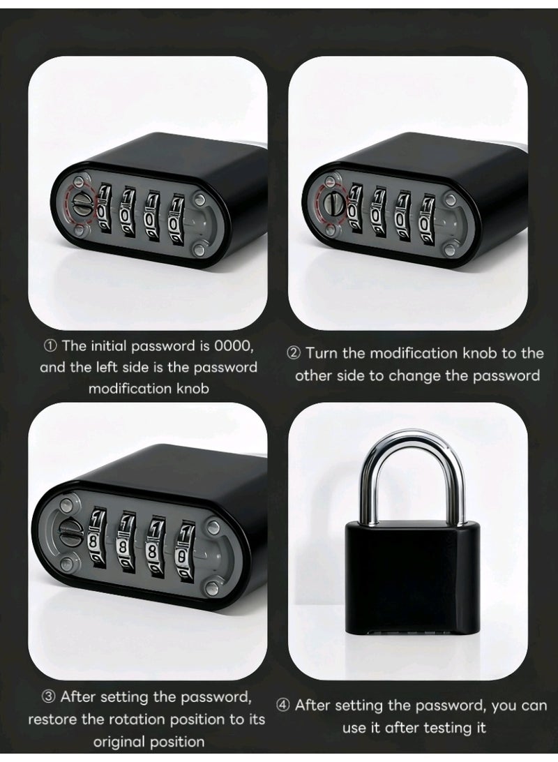 قفل كلمة مرور عالمي لباب المستودع والشاحنة وخزانة النوم وباب المنزل المضاد للسرقة وقفل مقاوم للماء والصدأ وقفل خارجي - Image 5