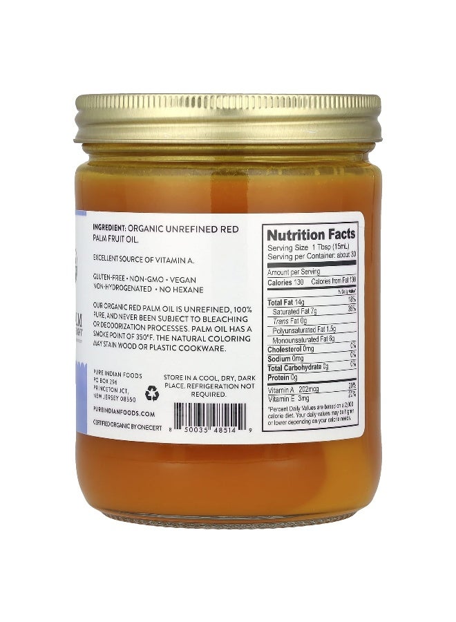 Pure Indian Foods, Red Palm Oil, 12.6 oz (375 ml) - Image 2