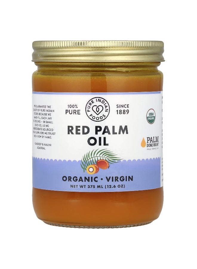 Pure Indian Foods, Red Palm Oil, 12.6 oz (375 ml) - Image 1