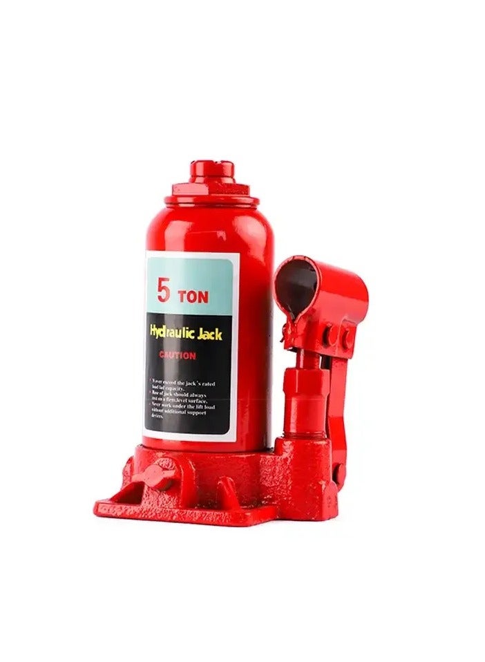 5 Ton Hydraulic Bottle Jack - Heavy Duty Steel Automotive Lifting Jack, Portable Repair Tool for Car, Truck, RV, and More - Image 3