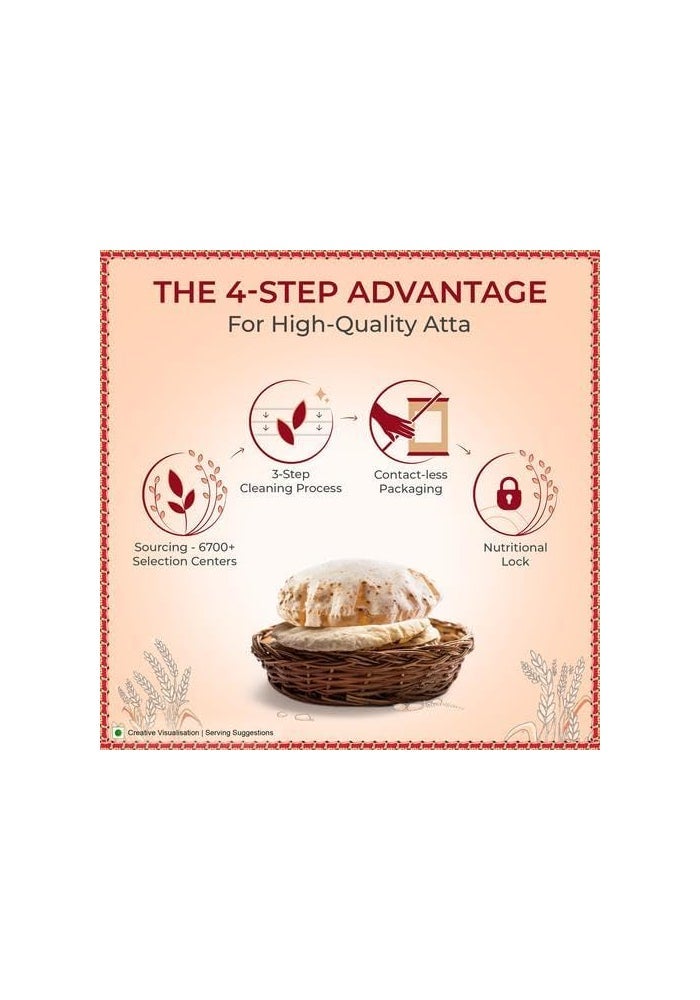 Aashirvaad Whole Wheat Flour Shudh Chakki Atta 5kg - Image 4
