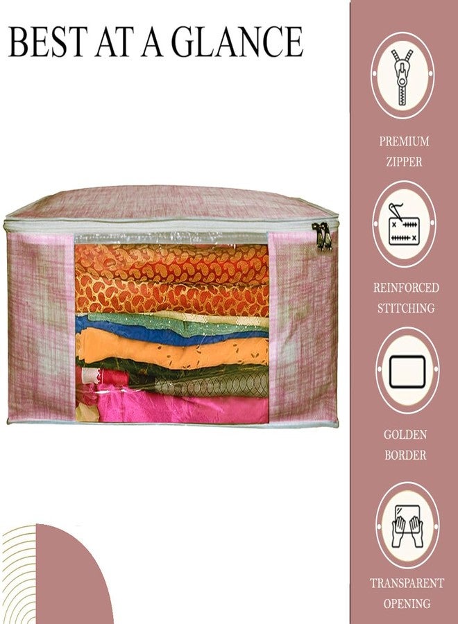 SHAPING FABRIC Garment Cover Non-Woven 90 GSM with Transparent Window & Double Metal Zipper - Pack of 11 | Dustproof Clothes Storage Bag for Sarees, Suits, Jackets, Shirts SBXLRL152493517524148524756 - Image 4