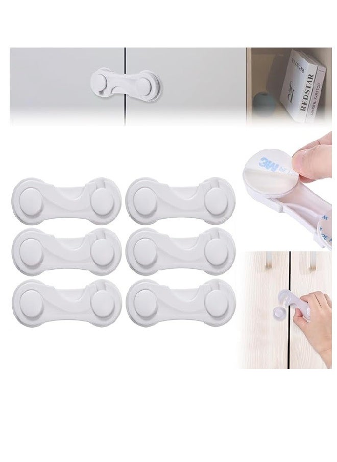 Generic - A set of locks for cupboards and drawers to protect children. Safe and practical use for children. Easy to install and dismantle - Image 1
