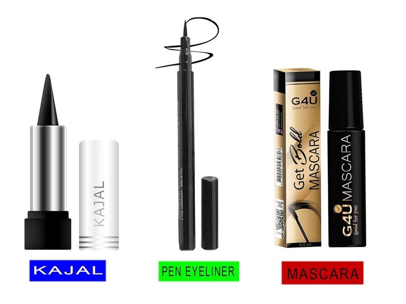 G4U G4U Makeup kit Set With Lipstick Eyeshadow Compact Foundation Makeup Brushes ETC Makeup Giftset For All Occasion Pack of 17 A110 - Image 5