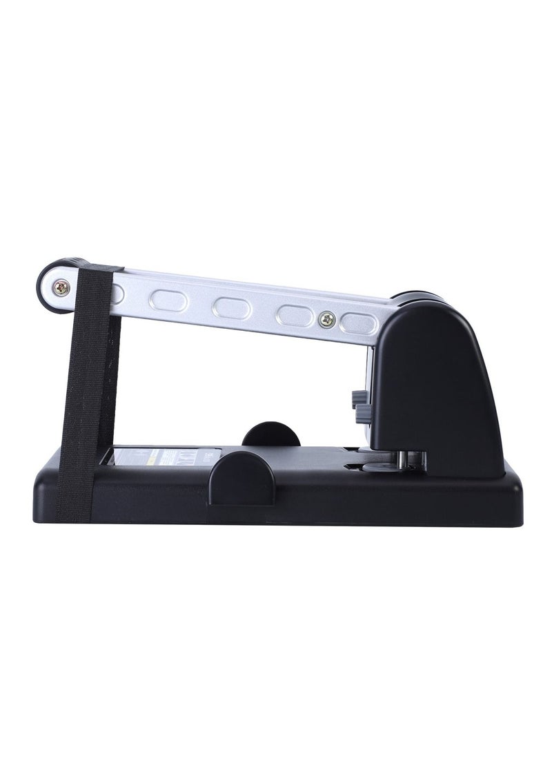 Deli 100-Sheet Capacity Heavy Duty Punch Black  - Image 4