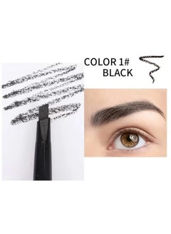 Drawing Without Dignity Retractable Eyebrow Pencil Black Double Sided Fine Tip draws defines and fills eyebrows  - Image 2