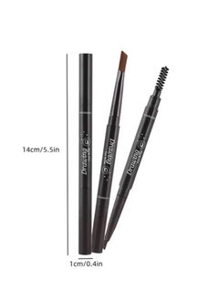 Drawing Without Dignity Retractable Eyebrow Pencil Black Double Sided Fine Tip draws defines and fills eyebrows  - Image 5
